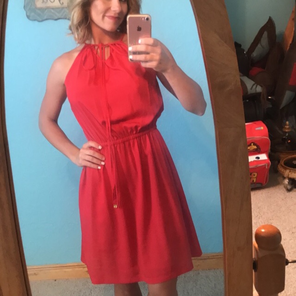 Red dress